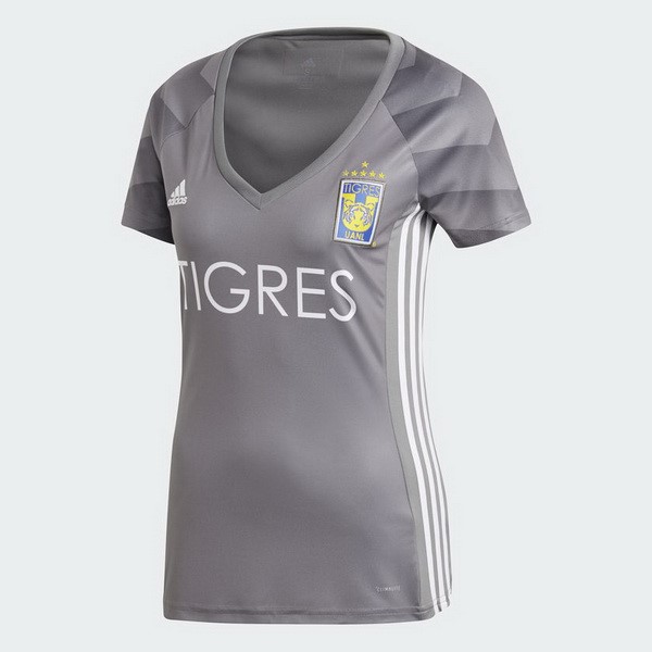 Camiseta Tigres de la UANL Replica Tercera Ropa Mujer 2018/19 Gris